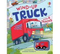 Wind-up Truck: An Interactive Wind-Up Book for Kids with Four Busy Road Tracks