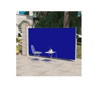 Wind-/zonnescherm uittrekbaar 160x300 cm blauw 41045