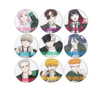 WindBreakers Badges 9pcs Set Winds Breaker Figurine Broche Épingle Sac À Dos Décor Accessoires Fans Collection