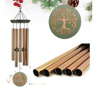 WindChimes for Outside,Large Memorial Wind Chimes for Loss of Loved One Engrave Tree of Life,Sympathy Wind Chimes for Outside, Gifts for Mother,Garden Home Yard Hanging Decor