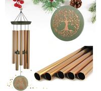 Windchimes Outdoor Tone profond Grand Memorial Eolien carillon pour la perte d'un bien-aime Grave Tree of Life Sympathie Eolien CHIMES POUR CADEA
