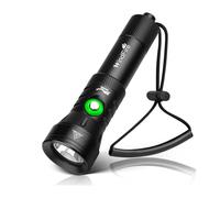 WINDFIRE Lampe de plongée 7 000 lumens lampe de poche de plongée super lumineuse 4 modes lampe de poche sous-marine avec indicateur de puissance, professionnelle lampe de plongée