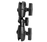 WINDFRD Bras à cliquet pivotant à double prise de 20,6 cm, compatible avec les supports RAM, iBolt 3,8 cm/taille C/accessoires à boule de 38 mm, rotation à 360 degrés, réglable