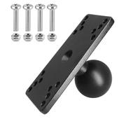 WINDFRD Plaque de montage en aluminium pour détecteur de poissons avec taille C 38 mm, compatible avec Humminbird Helix 5/Helix 7, compatible avec les supports RAM, Scotty, iBOLT et accessoires