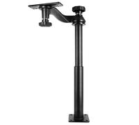 WINDFRD Support télescopique en aluminium pour détecteur de poissons, support électronique marin avec bras oscillant horizontal pour grand écran de 12,7 à 30,5 cm, compatible avec Garmin, Lowrance