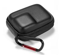 Windfromort Étui Rigide Mini Compatible avec DJI Osmo Action 5 Pro/4/3 et GoPro Hero 13/12/11/10/9,Housse de Protection de Voyage en PU Anti-Choc,idéal pour Les caméras d’Action (Noir)