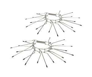 Windhager 03126 Courroie Anti-martres pour Tuyau de Descente, SS, 2 pièces/Paquet