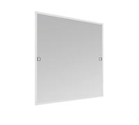 Windhager 04504 Basic Moustiquaire pour fenêtre à cadre tendeur Blanc 100 x 120 cm