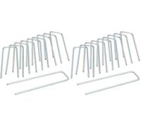 Windhager 05461 Agrafe Métallique Galvanisée Argent 14 x 4 cm (Lot de 2)