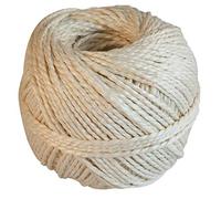 Windhager 06103 Cordon de Jardin en sisal pour Colis, Ruban décoratif, 150 m x 2,5 mm, Blanc