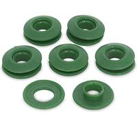 Windhager 06237 Lot de 6 œillets en Plastique pour Panneaux de clôture Vert