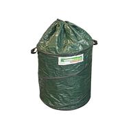 Windhager 06739 - Sac de Jardin Pop Up - À Monter soi-même - 120 l - Fermeture avec Cordon de Serrage - Pliable - Vert - 50 x 50 x 60 cm