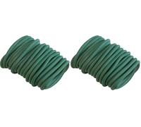 Windhager 07029 Fil de Jardin avec revêtement en Caoutchouc pour Plantes, Fil Enroulable pour Fleurs, 5 m, Vert (Lot de 2)