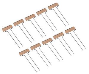 Windhager 07470 Lot de 10 Panneaux en cuivre pour Plantes 6,5 x 15,5 cm, cuivré
