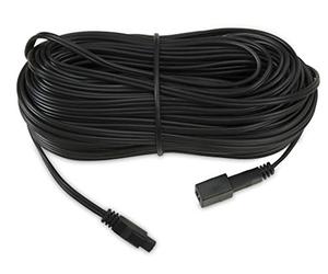 Windhager 08020 Câble de rallonge, câble de Connexion pour répulsif Anti-campagnols et Souris, 20 m, Noir