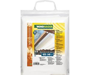 Windhager 10804 Toile Parasol Blanc uni 420 x 140 cm