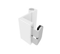 Windhager adaptateur de serrage pour portes "EXPERT" - accessoires de montage pour moustiquaire sans perçage - blanc - 03874 - lot de 3