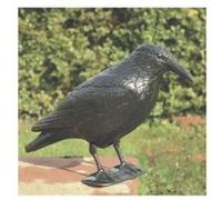 Windhager Répulsif Oiseaux Crow, Défense de Pigeon en Plastique, Protection Contre Les Oiseaux, Lutte Contre Les nuisibles, 37 cm, Noir, 07117