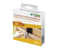 Windhager barrière Anti-escargots électrique e-Fence Tape - 10 m - Protection Contre Les limaces, barrière Anti limace, Bande à escargots électrique - Inoffensif pour l'homme et l'animal