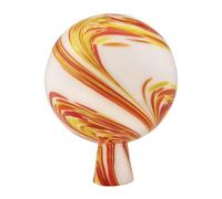 Windhager Boule de Jardin Multicolore Rouge - Ø 15 cm - Boule de Rose en Verre de Jardin, Décoratif