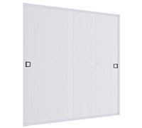 Windhager Moustiquaire Cadre fixe en Alu pour Fenêtres, Fenêtre Cadre Tendeur de Fenêtre Moustiquaire, 100 x 120 cm, Blanc, 04309