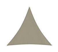Windhager Cannes 10717 Auvent Triangulaire 3 x 3 m Isoscèle Protection Solaire pour Jardin terrasse Résistant aux UV et aux intempéries Taupe