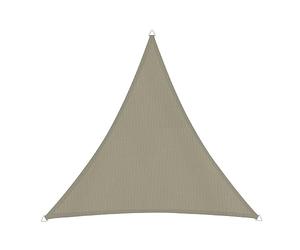 Windhager Cannes 10717 Auvent Triangulaire 3 x 3 m Isoscèle Protection Solaire pour Jardin terrasse Résistant aux UV et aux intempéries Taupe