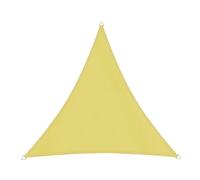 Windhager Cannes 10721 Auvent Triangulaire 4 x 4 m (isolé), Protection Solaire pour Jardin et terrasse, résistant aux UV et aux intempéries, Jaune