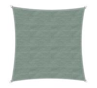 Windhager Capri 10767 Voile d'ombrage carré 4 x 4 m (équisoscel) Protection Solaire pour Jardin et terrasse Résistant aux UV et aux intempéries Vert Olive