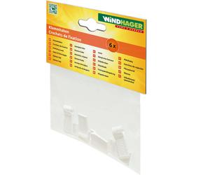 Windhager Crochets de Fixation - 6 pièces