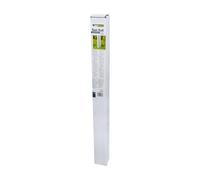 Windhager Douille de Sol de qualité supérieure, Fixation du mât d'ombrage Premium, Plaque de Sol, Support de Poteau, résistant au Gel, Longueur du Manchon 90 cm, 10707, argenté