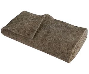 Windhager feutre Tapis en laine de mouton 2 x 0,38 m gris