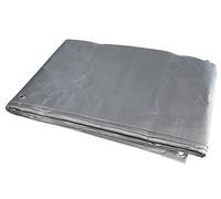 Windhager Geotex 07004 Bâche de protection en tissu bicolore Vert/gris argenté 180 g/m² 10 x 12 m