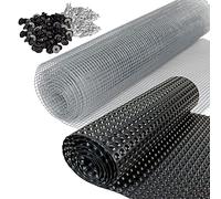 Windhager Grille anti-campagnol avec feuille à bulles et 100 clous d'étanchéité - Set de démarrage pour plateformes surélevées