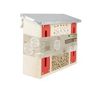 Windhager hôtel à Insectes Flat - Bois et Bambou - abris à Abeilles, nichoir, hôtel à Insecte Bois - Insectes pour Abeille Papillon Coccinelle, Abris pour Abeilles et nichoirs à Suspendre