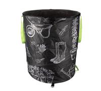 Windhager Jardin Pop-up Bag Motiv - en Tissu Oxford 600D 180 litres - Sac dechets Verts, Sac Jardin dechets Verts - réutilisable Sac de Jardin - se Tient Tout Seul