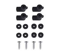 Windhager Kit Anti-Insectes pour fenêtres, Accessoires pour moustiquaires, pièces de Rechange pour moustiquaires, Cadre de Tension pour fenêtres, vis incluses, Montage Facile, 4 pièces, Anthracite
