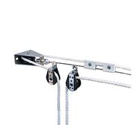 Windhager Set de Montage Système de Coulissement sur Câbles, Système de Traction à Câble Kit Complet pour la Tension et Le Déplacement de Stores et D'auvents, 10884