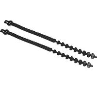 Windhager Lot de 2 Attaches en Caoutchouc pour Plantes, Flexibles pour Arbres, Ruban de Fixation pour Arbres, Noir