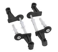 Windhager Lot de 4 Fixations murales pour Treillis métallique - 32 x 16 x 33 mm - Anthracite - 05742