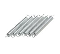 Windhager Lot de 6 Ressorts de Tension pour Couverture de composteur - Ressort en métal - Ressorts hélicoïdaux en métal