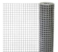 WINDHAGER 11254 - Grille Carré Galvanisé 13 mm - Petite Maille - 2,5 x 0,5 m - Facilement découpable