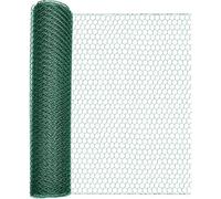 Windhager Maille hexagonale Triple Torsion plastifié, Clôture Limite de Fond, Protection Contre Les campagnols parterres surélevés, Vert, Maille 25 mm, 10 x 1 m x 1 mm, 70119