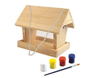 Windhager Mangeoire en Kit Woodpecker, Maison d'oiseaux avec des Outils de, Naturel, 06945