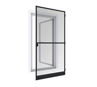 Windhager Moustiquaire de Porte Expert Cadre tendeur, Cadre pour Portes Battantes, 120 x 240 cm, anthracite, 03905