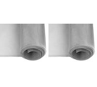 Windhager moustiquaire en Aluminium, également idéale pour Les puits de lumière, Robuste, résistante, Protection fiable, Argent, 100 x 250 cm, 03621 (Lot de 2)