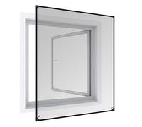 Windhager Cadre Magnetique pour Fenetres, Moustiquaire, cadre magnétique pour fenêtres, installation sans outil, 100 x 120 cm, anthracite