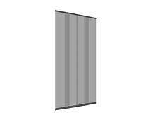 Windhager Rideau Moustiquaire Téléscopiqe,Rideau de porte à moustiquaire , 120 x 250 cm, anthracite, 03612
