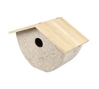 Windhager Nichoir de récupération écologique pour mésanges charbonnières, moineaux domestiques et charbons funéraires - 16 x 25 x 19,5 cm