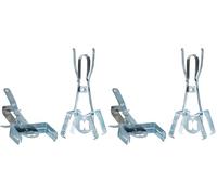 Windhager Piège à campagnols Claw, Piège à Bouton-Pression, Attraper des campagnols Facilement, Robuste et Durable, 05354, Gris (Lot de 2)